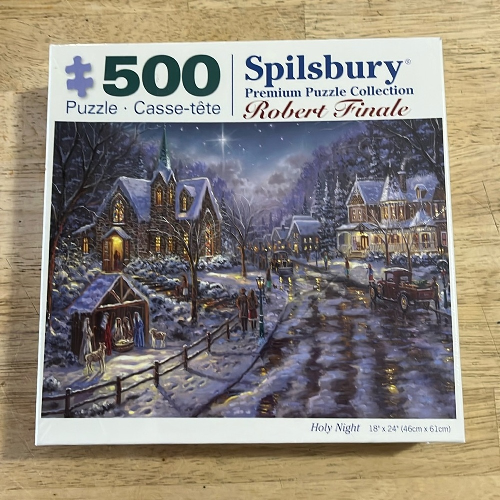 500 Piece Puzzle Holy Night Spilsbury Premium Puzzle Collection Robert Finale